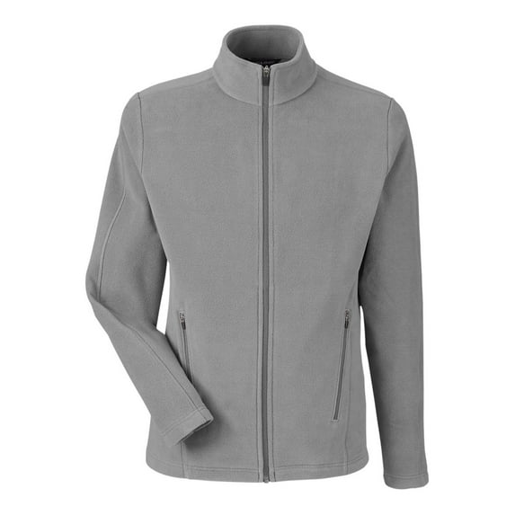Devon & Jones DG730 Men's CrownLux Performance Fleece Full-Zip Jacket-Graphite-2XL