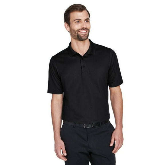 Devon & Jones DG20 Men's CrownLux Performance Plaited Polo-Black-2XL