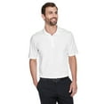 thumbnail image 1 of Devon & Jones DG20 Men's CrownLux Performance Plaited Polo-White-4XL, 1 of 3