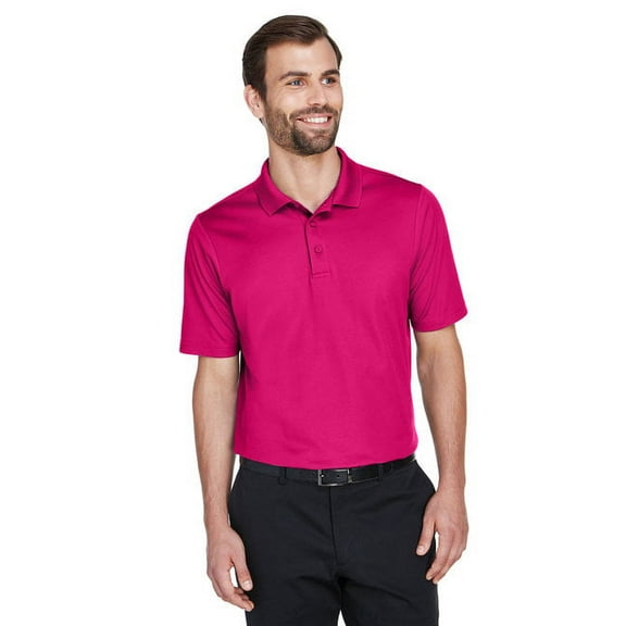 Devon & Jones CrownLux Performance Men's Plaited Polo XL Crown Raspberry