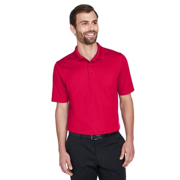 Devon & Jones CrownLux Performanceâ„¢ Men's Tall Plaited Polo 2XT RED