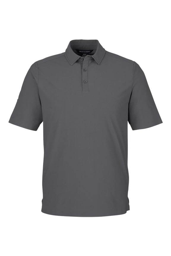 Devon & Jones DG110 Men's CrownLux Performance Windsor Welded Polo-Graphite-L