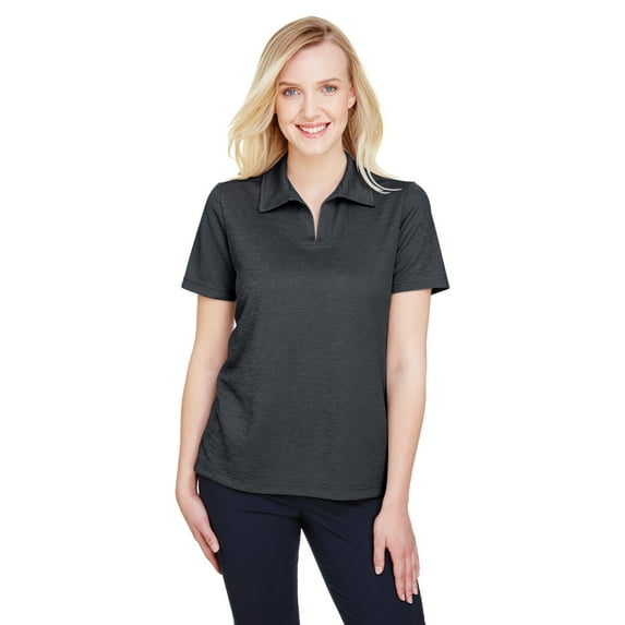 Devon & Jones CrownLux Performanceâ„¢ Ladies' Address Melange Polo - DG22W