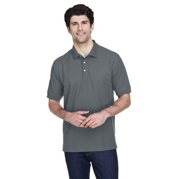 Devon & Jones D100 Men's Pima Piqué Short-Sleeve Polo