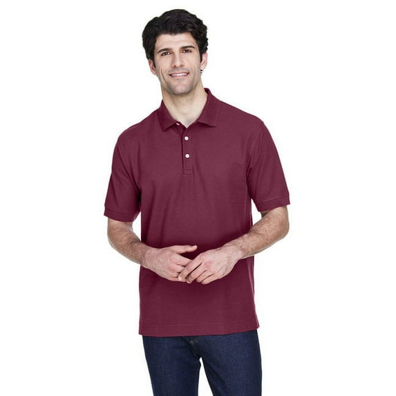 Devon & Jones D100 Men's Pima Piqué Short-Sleeve Polo