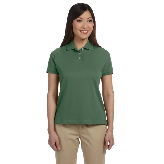 Devon & Jones D140SW Ladies Solid Perfect Pima Interlock Polo