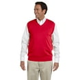 thumbnail image 1 of Devon & Jones D477 V-Neck Vest - Red - Small, 1 of 2