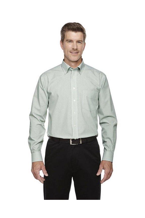 D645 Men's Crown Woven Collection Banker Stripe