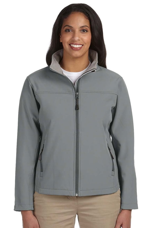 D995W Ladies Soft Shell Jacket - Charcoal - Medium