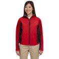 thumbnail image 1 of Devon & Jones D997W Ladies' Soft Shell Colorblock Jacket, 1 of 3