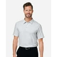 thumbnail image 1 of Devon & Jones DG101 Men's Crownlux Performance Geo Polo-White/ Silver-2XL, 1 of 6