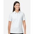thumbnail image 1 of Devon & Jones DG101W Women's Crownlux Performance Geo Polo-White/ Silver-S, 1 of 6