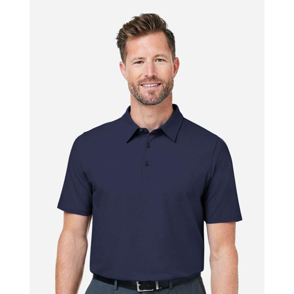 Devon & Jones DG120 Men's Raleigh Stretch Polo-Navy-L