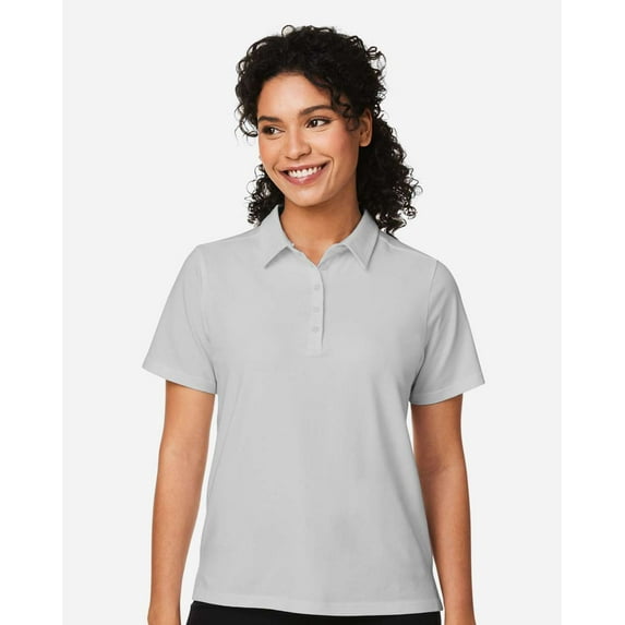 Devon & Jones DG120W Women's Raleigh Stretch Polo-Grey-2XL