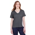 thumbnail image 1 of Devon & Jones DG20WB Ladies CrownLux Performance Plaited Rolled-Sleeve Top, 1 of 2