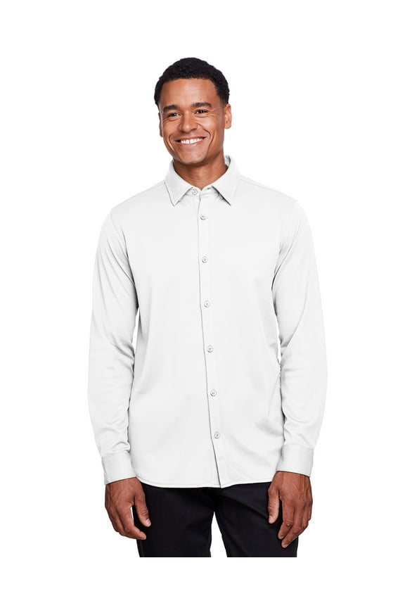 DG20Z Men's CrownLux Performance Plaited Button-Down Shirt