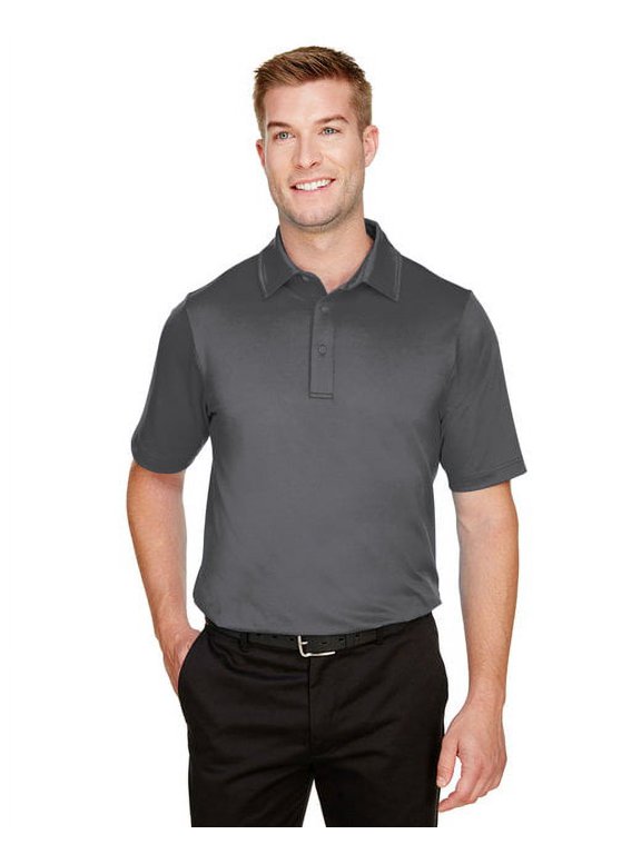 DG21 Men's CrownLux Performance Range Flex Polo-Graphite-S