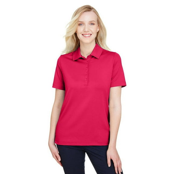 Devon & Jones DG21W Women's CrownLux Performance Range Flex Polo-Red-M