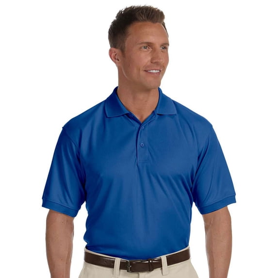 Devon & Jones DG385 Men's Dri-Fast Mesh Polo Shirt - True Royal - Medium