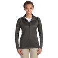 thumbnail image 1 of Devon & Jones DG420W Ladies Stretch Tech-Shell Compass Full-Zip - Dk Grey Heather - Small, 1 of 2