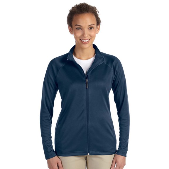 Devon & Jones DG420W Ladies Stretch Tech-Shell Compass Full-Zip - Navy - Large