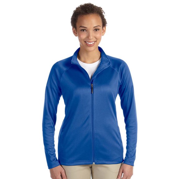 Devon & Jones DG420W Ladies Stretch Tech-Shell Compass Full-Zip - True Royal - 2X-Large