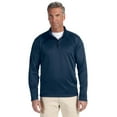 thumbnail image 1 of Devon & Jones DG440 Men's Stretch Tech-Shell Quarter-Zip - Navy - Large, 1 of 2