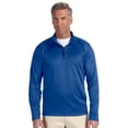 thumbnail image 1 of Devon & Jones DG440 Men's Stretch Tech-Shell Quarter-Zip - True Royal - 3X-Large, 1 of 2