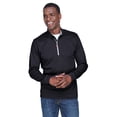 thumbnail image 1 of Devon & Jones DG479 Men's DRYTEC20™ Performance Quarter-Zip Pullover-Black/ Grey Heather/ Graphite-3XL, 1 of 3