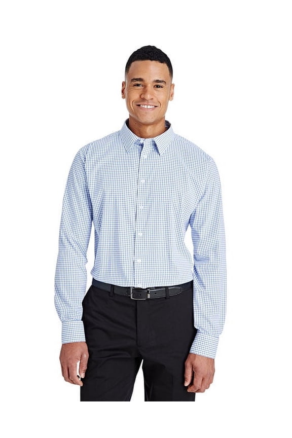 DG540 CrownLux Performance Men's Micro Windowpane Shirt