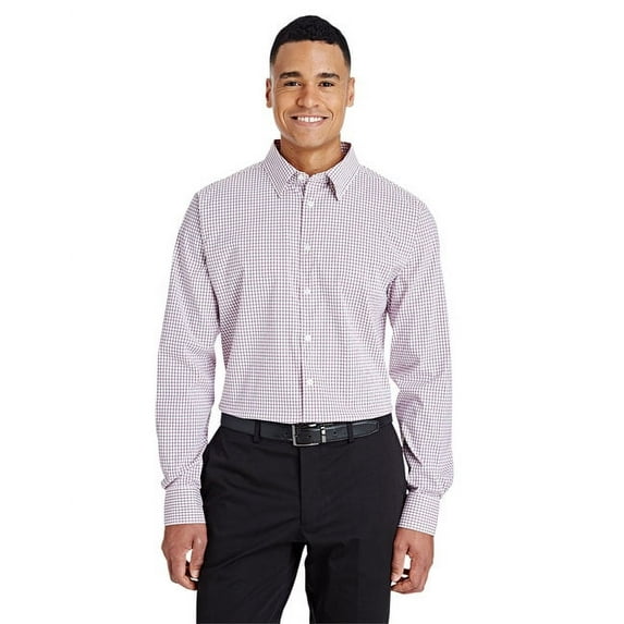 Devon & Jones DG540 Men's CrownLux Performance Micro Windowpane Shirt