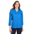 thumbnail image 1 of Devon & Jones DG560W Ladies Crown Collection Stretch Broadcloth 3/4 Sleeve Blouse, 1 of 2