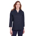 thumbnail image 1 of Devon & Jones DG560W Ladies Crown Collection Stretch Broadcloth 3/4 Sleeve Blouse, 1 of 2
