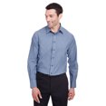 thumbnail image 1 of Devon & Jones DG562 Men's Crown Collection Stretch Pinpoint Chambray Shirt, 1 of 2