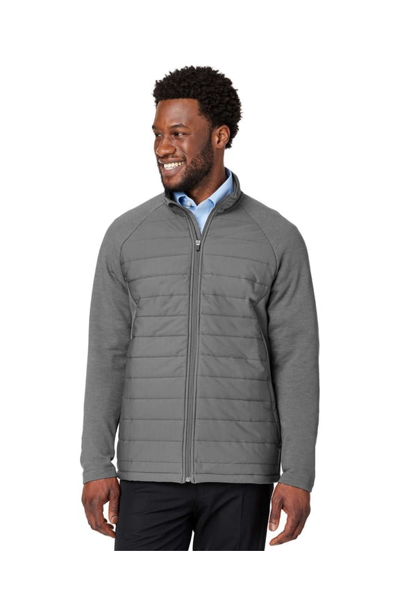 DG704 Men's New Classics Charleston Hybrid Jacket-Graphite Melange/ Graphite-S