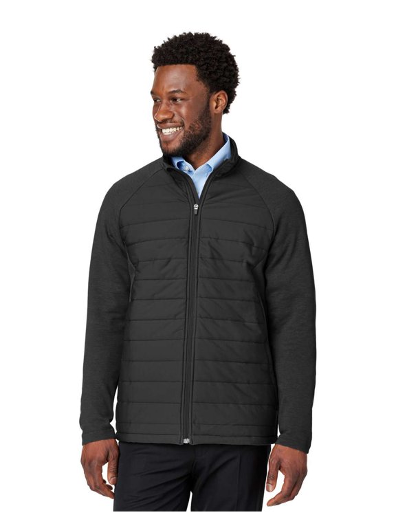 DG704 Men's New Classics Charleston Hybrid Jacket-Black/ Melange Black-L