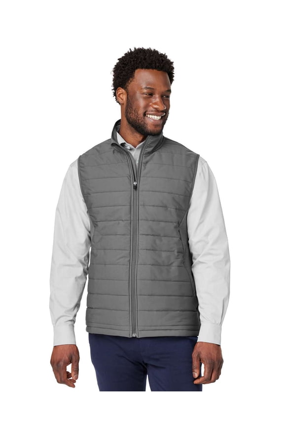 DG706 Men's New Classics Charleston Hybrid Vest-Graphite Melange/ Graphite-S
