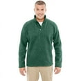 thumbnail image 1 of Devon & Jones DG792 Men's Bristol Sweater Fleece Half-Zip - Forest Heather - X-Large, 1 of 2