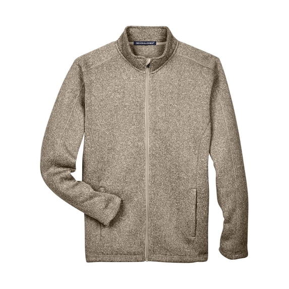 Devon & Jones DG793 Men's Bristol Full-Zip Sweater Fleece Jacket (2 PACK)