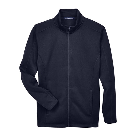 Devon & Jones DG793 Men's Bristol Full-Zip Sweater Fleece Jacket (2 PACK)