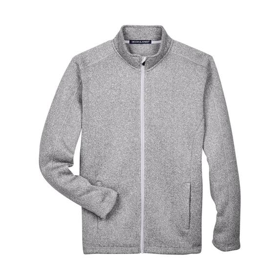 Devon & Jones DG793 Men's Bristol Full-Zip Sweater Fleece Jacket (2 PACK)
