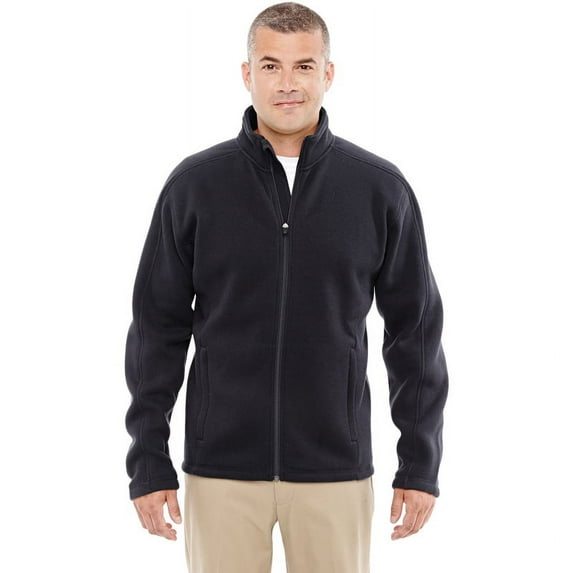 Devon & Jones DG793 Men's Bristol Full-Zip Sweater Fleece Jacket - Black - Large