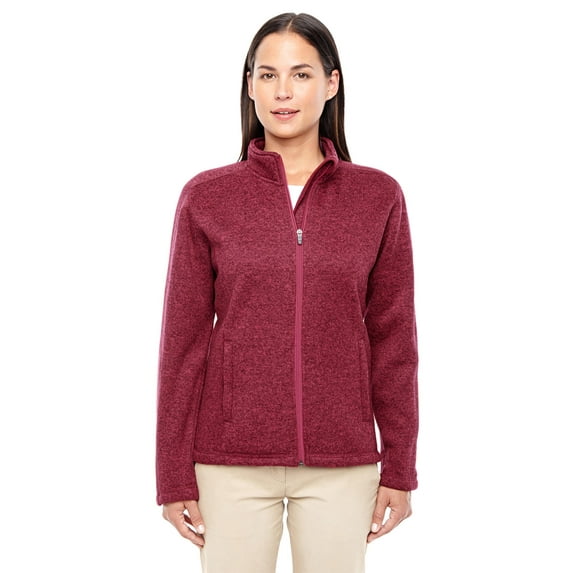 Devon & Jones DG793W Women's Bristol Full Zip Sweater Fleece Jacket