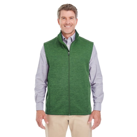 Devon & Jones DG797 Men's Newbury Melange Fleece Vest