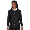thumbnail image 1 of Devon & Jones DP181W Ladies Perfect Fit Ribbon Cardigan - Black - 2X-Large, 1 of 2