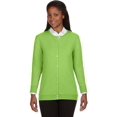 thumbnail image 1 of Devon & Jones DP181W Ladies Perfect Fit Ribbon Cardigan - Lime - XXX-Large, 1 of 2