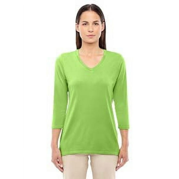 Devon & Jones DP184W Ladies' Perfect Fit Bracelet Length V-Neck Top