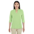 thumbnail image 1 of Devon & Jones DP188W Ladies Perfect Fit Tailored Open Neckline Top - Lime - X-Small, 1 of 2