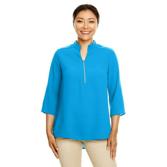 Devon & Jones DP611W Ladies Perfect Fit 3/4-Sleeve Crepe Tunic