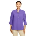 thumbnail image 1 of Devon & Jones DP611W Ladies Perfect Fit 3/4-Sleeve Crepe Tunic, 1 of 3